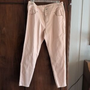 d. jeans Women's Light Peach Ankle Jeans